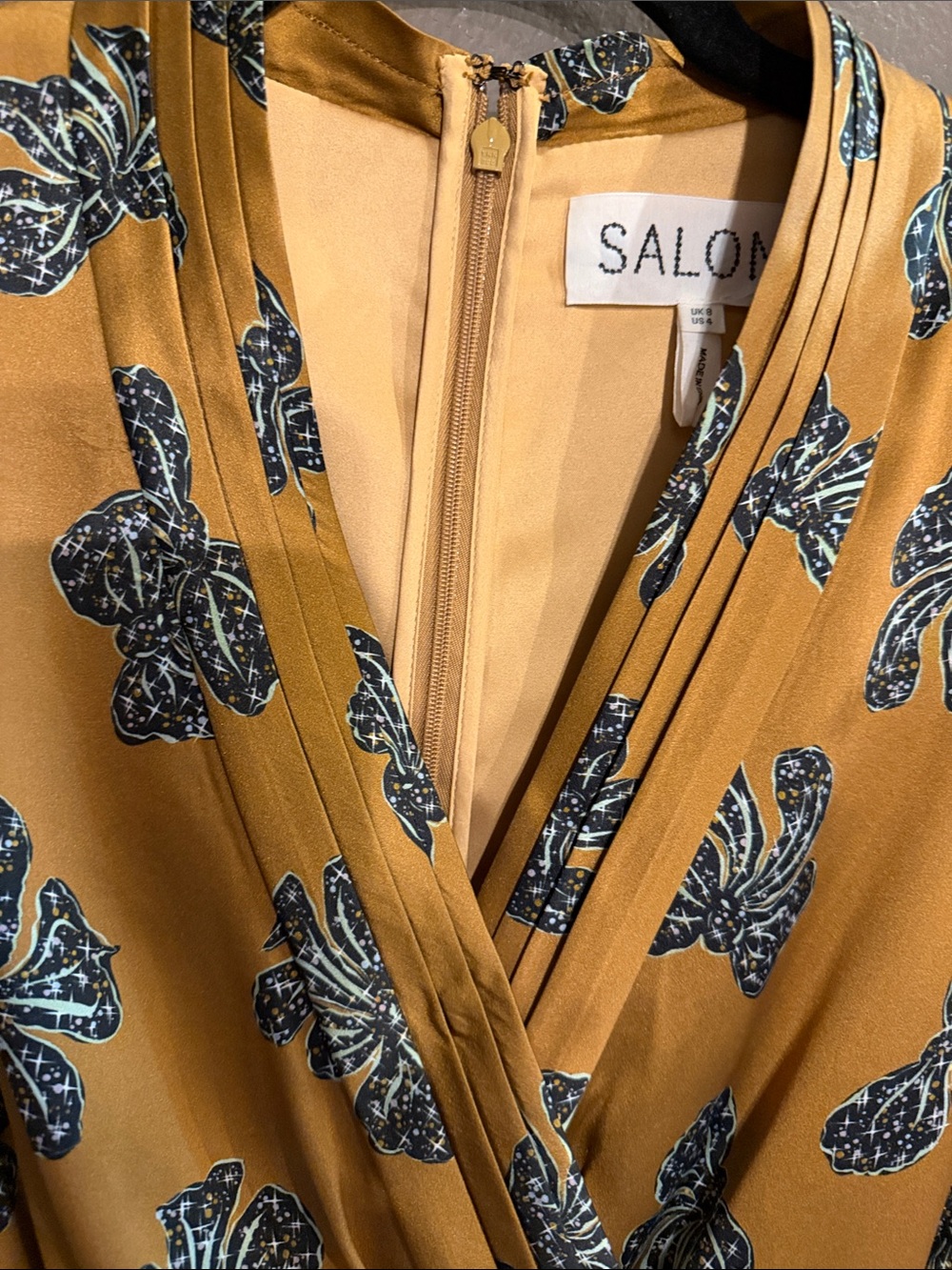 SALONI Bibi Piped Dress - Picture 7 of 16